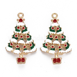 Rack Plating Alloy Enamel Pendants&nbsp;ENAM-S126-056-NR