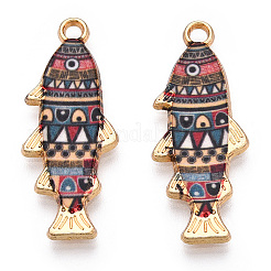 Alloy Enamel Pendants&nbsp;FIND-C037-16G-1