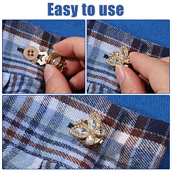8Pcs 2 Colors Zinc Alloy Cufflinks&nbsp;BUTT-GL0001-03