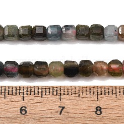 Natural Multicolor Tourmaline Beads Strands&nbsp;G-D110-B02-01