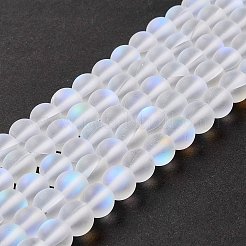 Synthetic Moonstone Beads Strands&nbsp;G-E573-01B-08