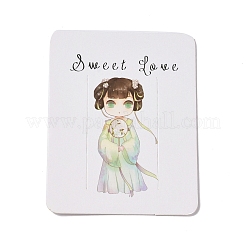 Rectangle Paper Hair Clip Display Cards&nbsp;CDIS-C004-03D