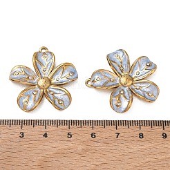 304 Stainless Steel Enamel Pendants&nbsp;SA-CBA7876-30G-02