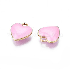 Rack Plating Alloy Enamel Charms&nbsp;PALLOY-S139-022