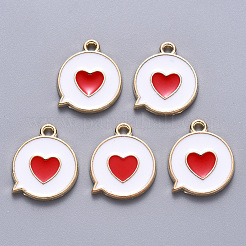 Alloy Enamel Pendants&nbsp;ENAM-S121-120A