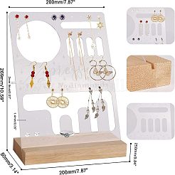 Transparent Acrylic Jewelry Display Stangs&nbsp;EDIS-WH0034-01