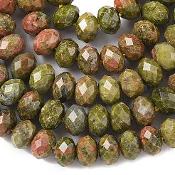 Natural Unakite Bead Strands&nbsp;G-D344-A02
