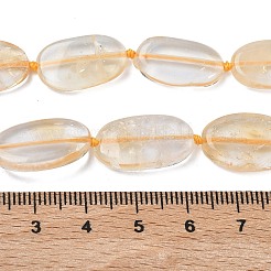 Heated Natural Citrine Beads Strands&nbsp;G-L650-E01-01