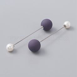 Double Round Ball Lapel Pin&nbsp;JEWB-WH0022-44