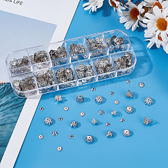 360Pcs 12 Styles Iron Bead Caps Sets&nbsp;IFIN-ME0001-03