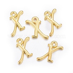 Alloy Letter Pendants&nbsp;PALLOY-X0037-68G
