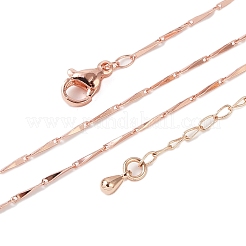 Brass Link Chain Necklaces for Women&nbsp;NJEW-D302-35RG