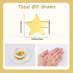 80G PVC Plastic Sequins Confetti&nbsp;AJEW-SP0001-99C