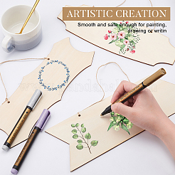 Wooden Ornaments&nbsp;WOOD-WH0107-32