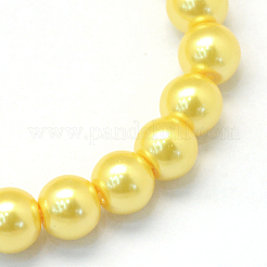 Baking Paint Glass Pearl Bead Strands&nbsp;HY-Q003-3mm-67