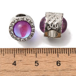 Rack Plating Alloy European Beads&nbsp;FIND-H005-02P-01