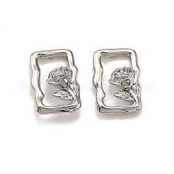 Brass Stud Earrings&nbsp;EJEW-G432-01P