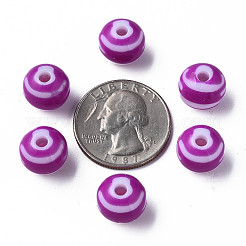 Opaque Striped Acrylic Beads&nbsp;LS-MACR-S373-27A-02