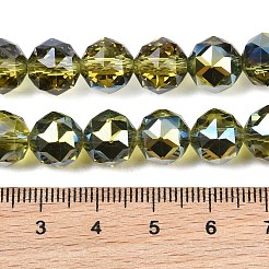 Transparent Electroplate Glass Beads Strands&nbsp;EGLA-N002-34C-B16