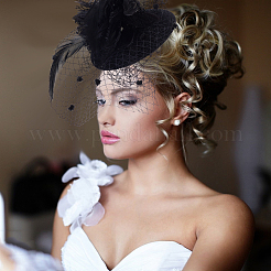 8Pcs 8 Colors Teardrop EVA Mini Hat Fascinator Base&nbsp;AJEW-NB0005-98