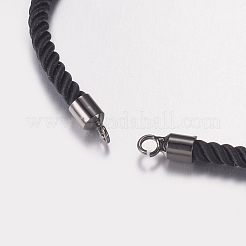 Nylon Twisted Cord Bracelet Making&nbsp;MAK-F019-04B