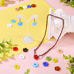 40Pcs 10 Colors Handmade Lampwork Beads&nbsp;LAMP-TA0001-65