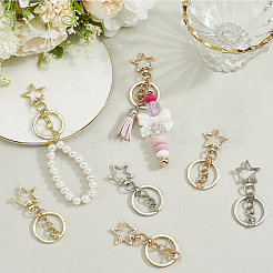 18Pcs 3 Style Alloy Keychain Clasps&nbsp;KEYC-SP0001-49D