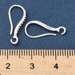 Brass Earring Hooks&nbsp;KK-H532-09S