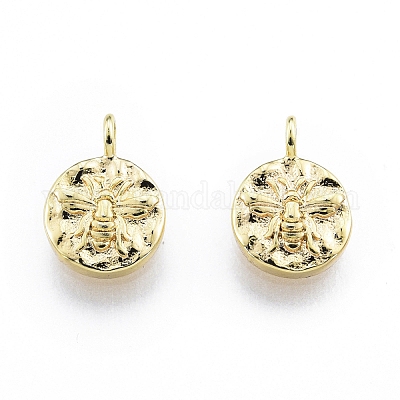Brass Charms&nbsp;KK-C006-03G-1