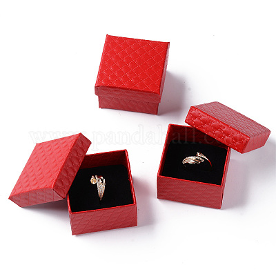 Square Cardboard Ring Boxes&nbsp;X1-CBOX-S020-01-1