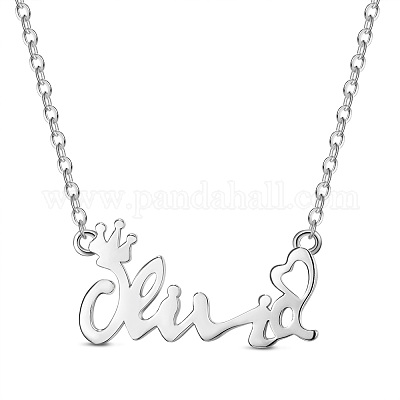 925 Sterling Silver Pendant Necklaces&nbsp;JN894A-1