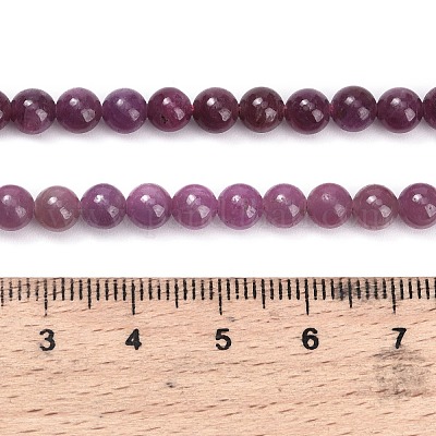 Natural Ruby Beads Strands&nbsp;G-L631-A01-6mm-A-1
