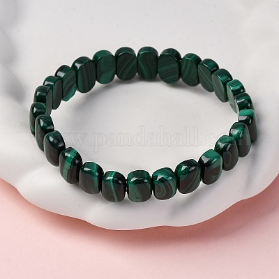 Natural Malachite Stretch Bracelets&nbsp;BJEW-F327-04-1
