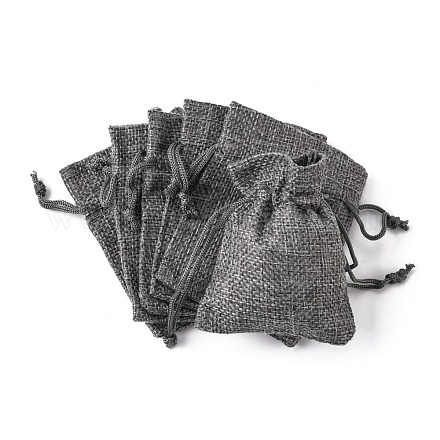 Burlap Packing Pouches Drawstring Bags ABAG-Q050-7x9-04-1
