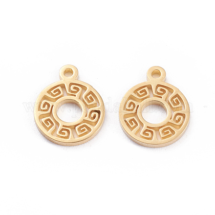 304 Stainless Steel Charms STAS-I151-35G-1
