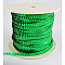 Plastic Paillette/Sequins Chain Rolls, AB Color, Green, 6mm