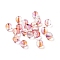 Glass Beads, Round, Sandy Brown, 8mm, Hole: 1.4mm
