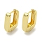 Brass Hoop Earrings, Real 18K Gold Plated, 18x4.5mm