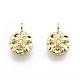 Brass Charms&nbsp;KK-C006-03G-2