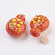 Handmade Bumpy Lampwork Perfume Bottle Pendants&nbsp;LAMP-P044-D-3