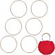 Round/Circular Ring Iron Purse Handles&nbsp;FIND-CA0001-12G-1