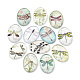 Flatback Glass Cabochons&nbsp;X-GGLA-S034-25x18-007-1