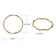 Smooth Surface Alloy Linking Ring&nbsp;PALLOY-S117-164-3