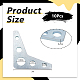 10Pcs Iron Mounting Bracket&nbsp;FIND-WH0366-427-2