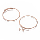 Alloy Cuff Bangles Making&nbsp;PALLOY-N158-035RG-4