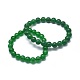 Natural Malaysia Jade(Dyed) Bead Stretch Bracelets&nbsp;BJEW-K212-C-013-1