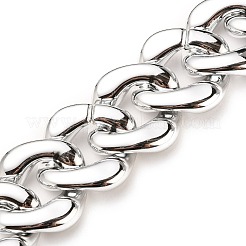 Handmade UV Plating Acrylic Curb Chains&nbsp;AJEW-JB00774-05