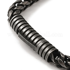 316 Surgical Stainless Steel Wheat Chain Bracelets&nbsp;BJEW-Q349-03B-01