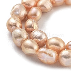Natural Cultured Freshwater Pearl Beads Strands&nbsp;PEAR-P062-26E