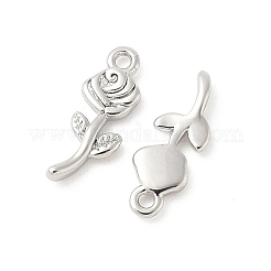 SHEGRACE Brass Rose Charms&nbsp;XGR0164P-105P